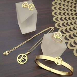 Premium jewelry combo set Pakistan - necklace earrings bangle ring - High Line