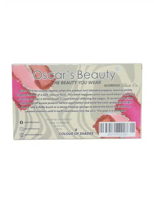 Oscar's Beauty Glorious Blush On Pakistan – Long Lasting Formula - Image 3