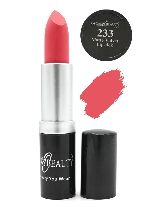 Oscar's Beauty matte velvet lipstick Pakistan shades